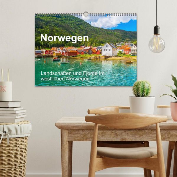 Produktbild: Norwegen - Landschaften und Fjorde im westlichen Norwegen (Wandkalender 2026 DIN A3 quer), CALVENDO Monatskalender