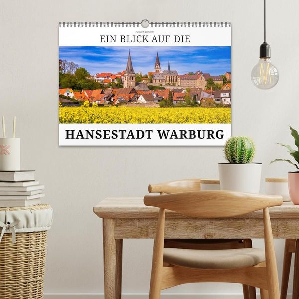 Produktbild: Ein Blick auf die Hansestadt Warburg (Wandkalender 2027 DIN A3 quer), CALVENDO Monatskalender