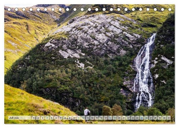 Produktbild: Mein Schottland - Landschaften (Tischkalender 2026 DIN A5 quer), CALVENDO Monatskalender