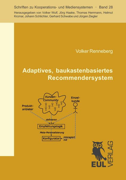 Produktbild: Adaptives, baukastenbasiertes Recommendersystem