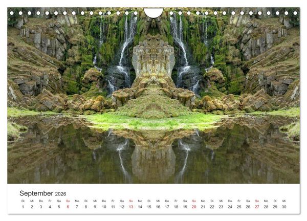 Produktbild: Spiegelwelten - Natur anders sehen (Wandkalender 2026 DIN A4 quer), CALVENDO Monatskalender