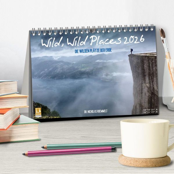 Produktbild: Wild, Wild Places 2026 (Tischkalender 2026 DIN A5 quer), CALVENDO Monatskalender
