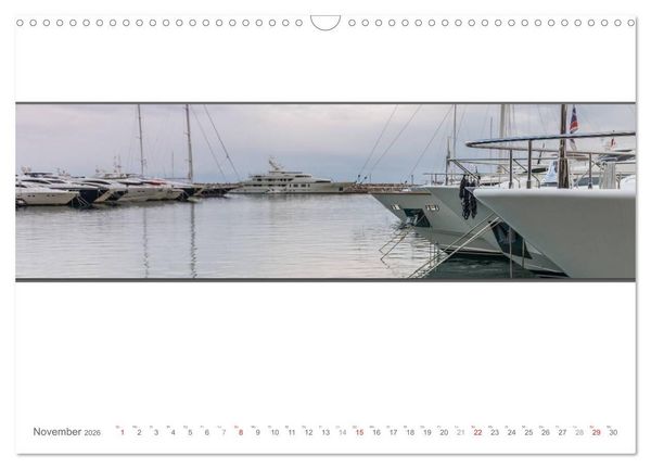 Produktbild: Emotionale Momente: Yachten - eleganter Luxus auf den Weltmeeren (Wandkalender 2026 DIN A3 quer), CALVENDO Monatskalender