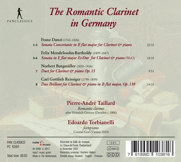 Produktbild: The Romantic Clarinet in Germany