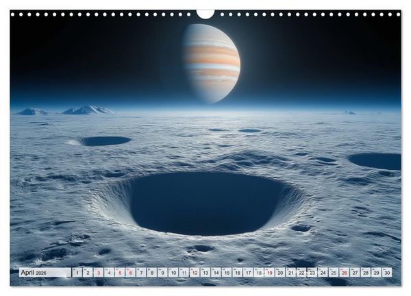 Produktbild: Kosmische Landschaften - Jenseits der Erde (Wandkalender 2026 DIN A3 quer), CALVENDO Monatskalender