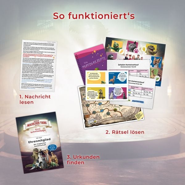 Produktbild: Die Schule der magischen Tiere R&auml;tsel-Party