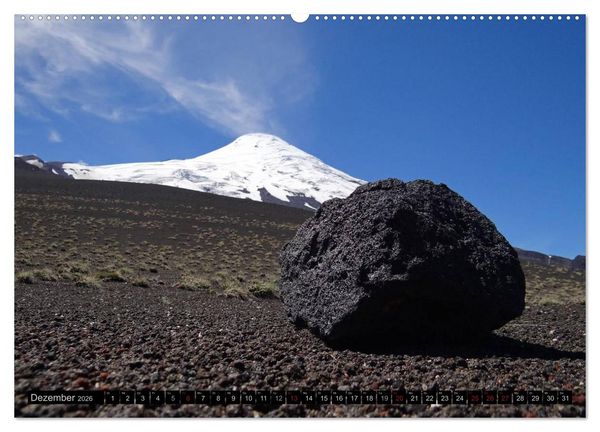 Produktbild: Tanz auf dem Vulkan - Osorno (Chile) (hochwertiger Premium Wandkalender 2026 DIN A2 quer), Kunstdruck in Hochglanz