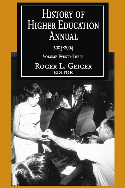 Produktbild: History of Higher Education Annual: 2003-2004