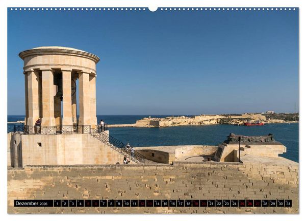 Produktbild: Valletta - Malta (Wandkalender 2026 DIN A2 quer), CALVENDO Monatskalender