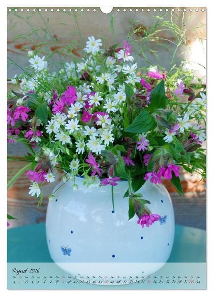 Produktbild: Blumenstr&auml;u&szlig;e aus Garten, Feld und Wald (Wandkalender 2026 DIN A3 hoch), CALVENDO Monatskalender