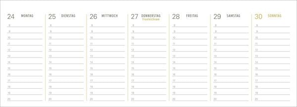 Produktbild: Katzen Premium-Tischplaner 2027 - Der literarische Wochenkalender mit Zitaten