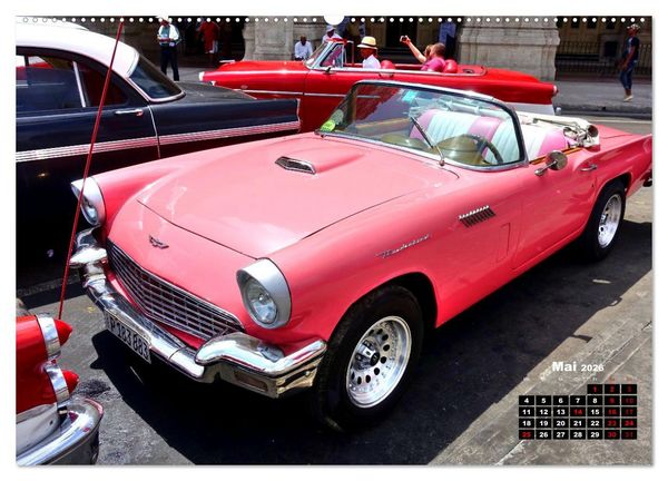 Produktbild: Thunderbird - Ford-Ikone der F&uuml;nfziger Jahre (hochwertiger Premium Wandkalender 2026 DIN A2 quer), Kunstdruck in Hochglanz
