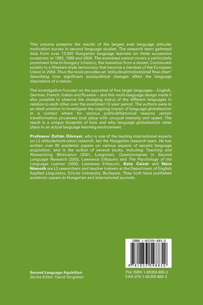 Produktbild: Motivation, Language Attitudes and Globalisation