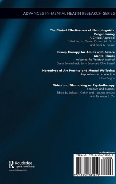 Produktbild: Video and Filmmaking as Psychotherapy