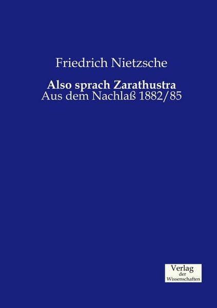 Produktbild: Also sprach Zarathustra