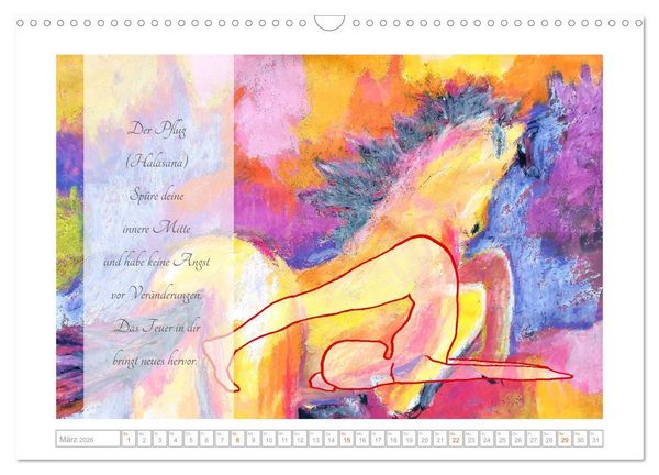 Produktbild: Yoga Elementarkr&auml;fte - Yoga Asanas zu den vier Elementen (Wandkalender 2026 DIN A3 quer), CALVENDO Monatskalender