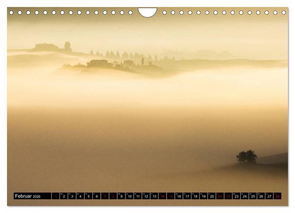 Produktbild: Toskana - Inseln im Nebel (Wandkalender 2026 DIN A4 quer), CALVENDO Monatskalender