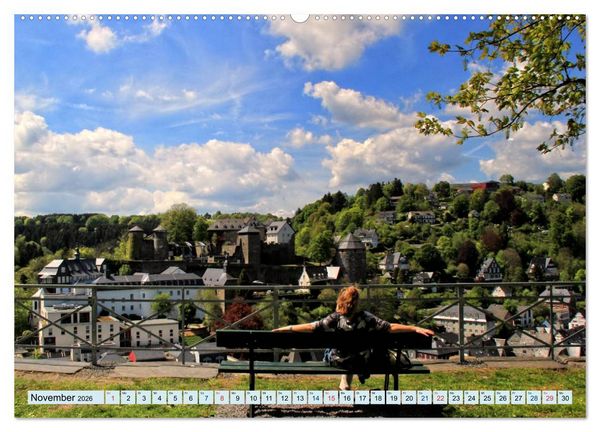 Produktbild: Die sch&ouml;nsten Orte der Eifel - Monschau (Wandkalender 2026 DIN A2 quer), CALVENDO Monatskalender