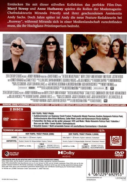 Produktbild: Der Teufel tr&auml;gt Prada - 2-Movie-Collection [2 DVDs]