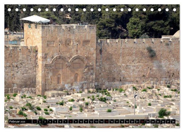 Produktbild: Jerusalem, die heilige Stadt (Tischkalender 2026 DIN A5 quer), CALVENDO Monatskalender