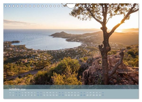 Produktbild: Littoral de la C&ocirc;te d'Azur (Calendrier mural 2026 DIN A4 vertical), CALVENDO calendrier mensuel