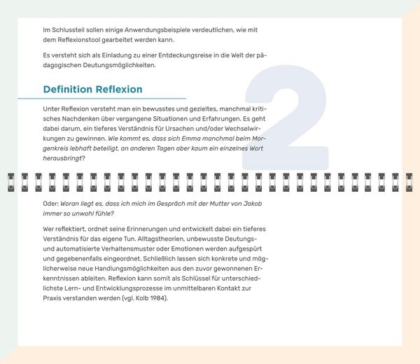 Produktbild: Kindergarten heute Reflexionstool