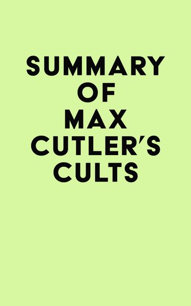 Produktbild: Summary of Max Cutler's Cults