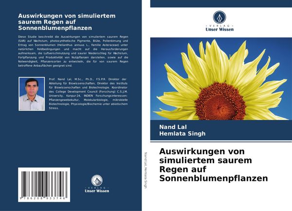 Produktbild: Auswirkungen von simuliertem saurem Regen auf Sonnenblumenpflanzen