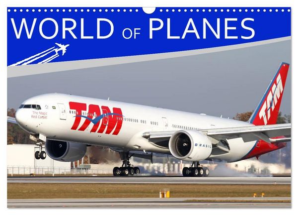 World of Planes (Wall Calendar 2026 DIN A3 landscape), CALVENDO 12 Month Wall Calendar