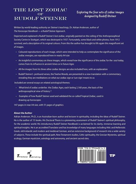 Produktbild: The Lost Zodiac of Rudolf Steiner: Exploring the four sets of zodiac images designed by Rudolf Steiner
