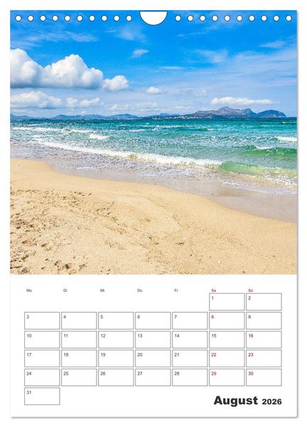 Produktbild: Mallorca - Traumhafte Insel auf der Sonnenseite (Wandkalender 2026 DIN A4 hoch), CALVENDO Monatskalender