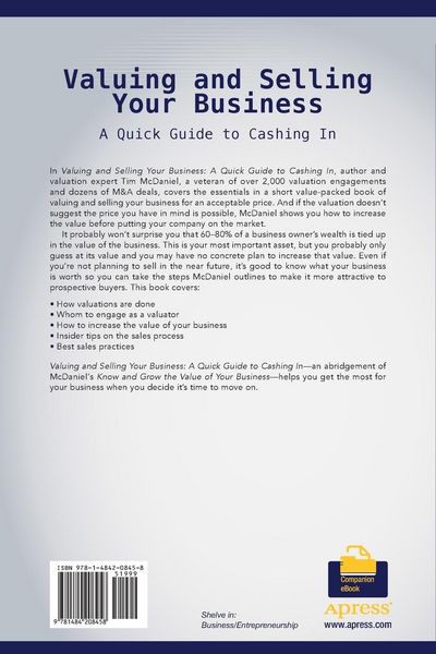 Produktbild: Valuing and Selling Your Business