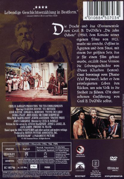 Produktbild: Die zehn Gebote [2 DVDs]