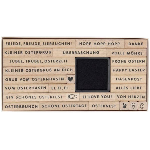 Produktbild: Stempelset Frohe Ostern, 26 Stempel