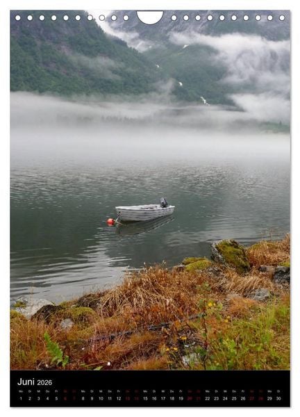 Produktbild: Hei - Willkommen im Fjordland (Wandkalender 2026 DIN A4 hoch), CALVENDO Monatskalender