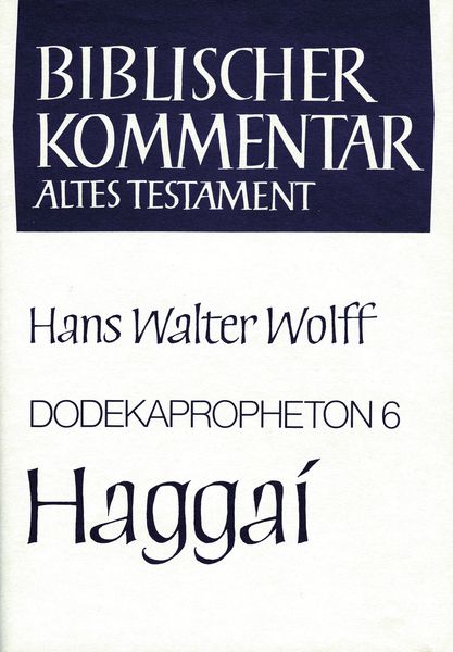 Produktbild: Dodekapropheton 6 - Haggai