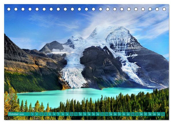 Produktbild: Mountains of The World (Desk Calendar 2026 DIN A5 landscape), CALVENDO 12 Month DeskCalendar