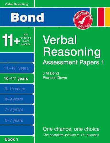 Produktbild: Thomas, M: Bond Assessment Papers Verbal Reasoning 10-11+ Yr