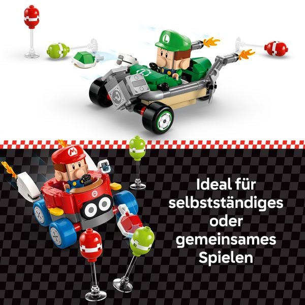 Produktbild: LEGO Super Mario: Mario Kart &ndash; Baby Mario vs. Baby Luigi, Spielset 72034
