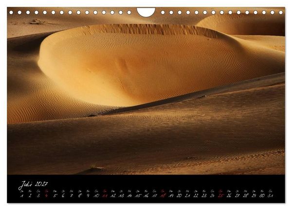 Produktbild: Faszination W&uuml;ste (Wandkalender 2027 DIN A4 quer), CALVENDO Monatskalender