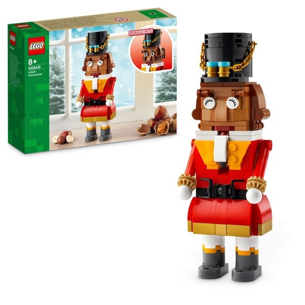 LEGO Nussknacker, weihnachtliches Bauset für Jungen und Mädchen 40640