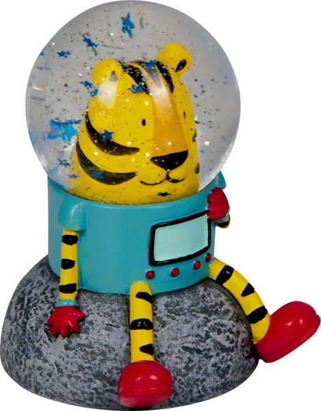 Produktbild: Glitzerkugel - Tiger-Astronaut / Bunte Geschenke