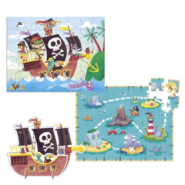 Produktbild: Goula - XXL Puzzle - Pirates, 48 Teile