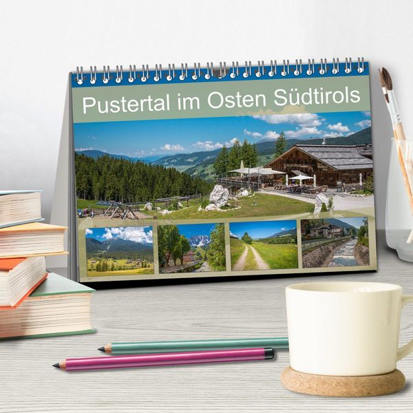 Produktbild: Pustertal im Osten S&uuml;dtirols (Tischkalender 2026 DIN A5 quer), CALVENDO Monatskalender