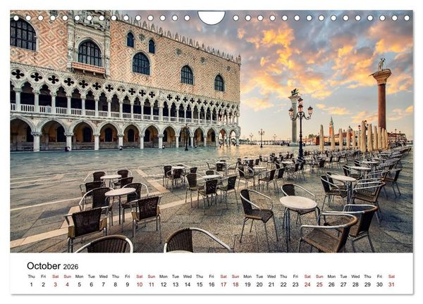 Produktbild: Beautiful Venice (Wall Calendar 2026 DIN A4 landscape), CALVENDO 12 Month Wall Calendar
