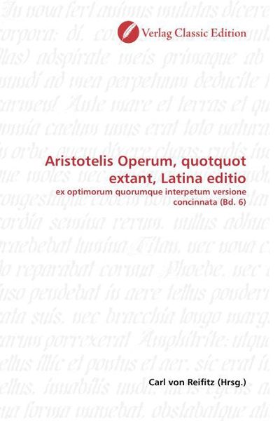 Produktbild: Aristotelis Operum, quotquot extant, Latina editio