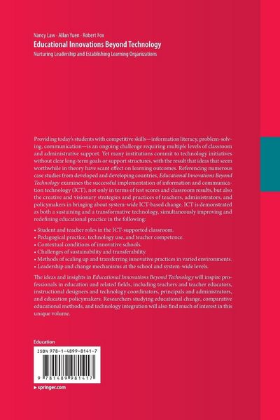 Produktbild: Educational Innovations Beyond Technology