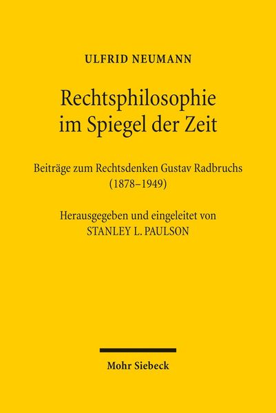 Produktbild: Rechtsphilosophie im Spiegel der Zeit