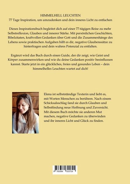 Produktbild: HIMMELHELL LEUCHTEN - Andacht und Inspiration, Pers&ouml;nliche Entwicklung, St&auml;rkung von Glauben, Hoffnung und Zuversicht, Krisenbew&auml;ltigung