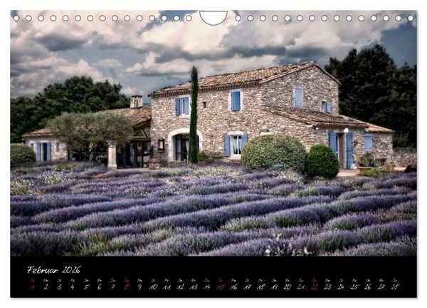 Produktbild: Provence romantique (Wandkalender 2026 DIN A4 quer), CALVENDO Monatskalender